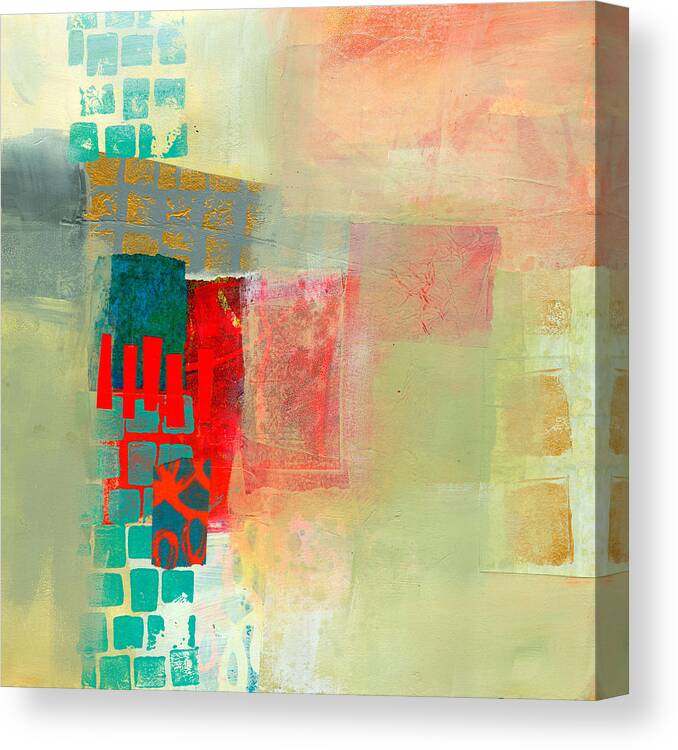 Abstract Canvas Print featuring the painting Pattern Study #2 by Jane Davies