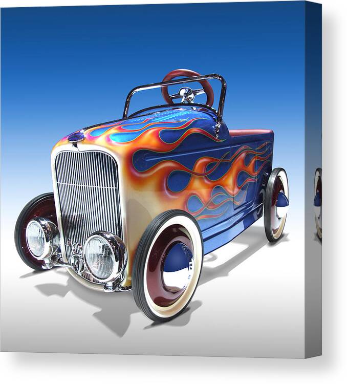 Peddle Car Canvas Print featuring the photograph Peddle Car by Mike McGlothlen