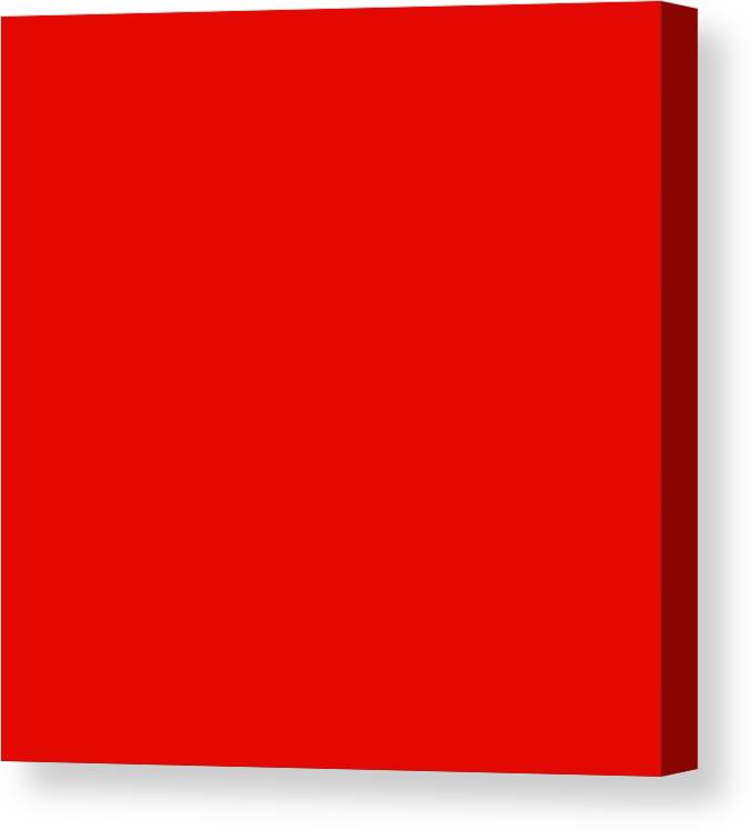 Red Canvas Print featuring the photograph Perfectly Clear by Tom Druin