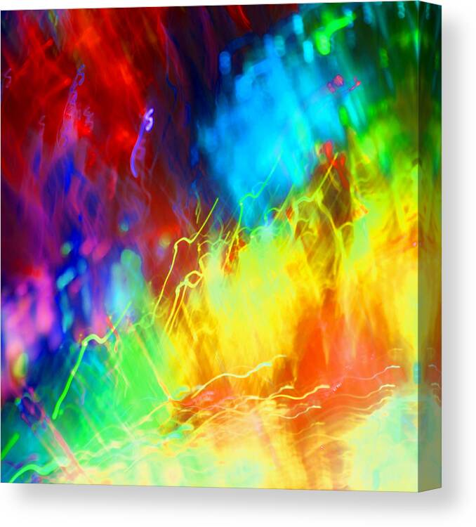 Abstract Canvas Print featuring the photograph Physical Graffiti 1Full Image by Dazzle Zazz