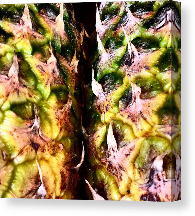 #food #foodporn #yum #instafood #tagsforlikes #yummy #amazing #instagood #photooftheday #sweet #dinner #lunch #breakfast #fresh #tasty #foodie #delish #delicious #eating #foodpic #foodpics #eat #hungry #foodgasm #foods Canvas Print featuring the photograph Pineapples by Jason Roust