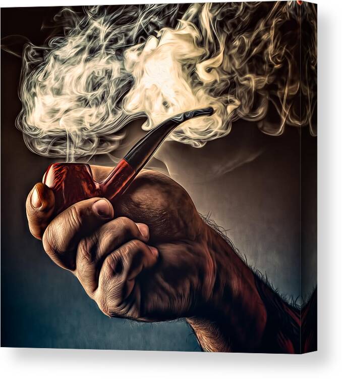 Pipe Canvas Print featuring the photograph Pipe Dreams by Joshua Minso