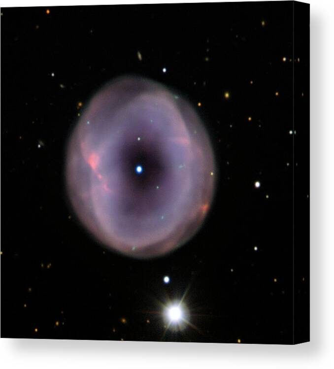 Ic 5148 Canvas Print featuring the photograph Planetary Nebula Ic 5148 by European Southern Observatory