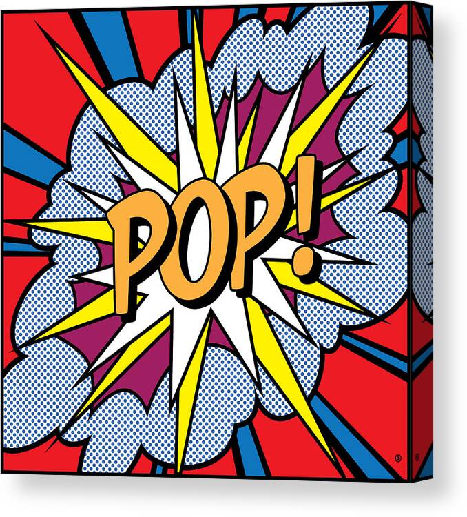 Digital Canvas Print featuring the painting POP Art by Gary Grayson