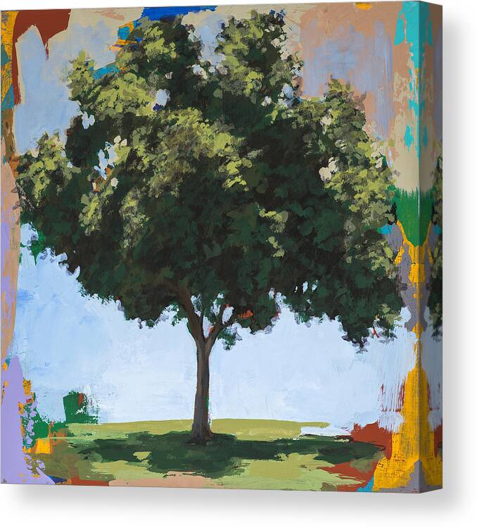 Tree Canvas Print featuring the painting Portrait #1 by David Palmer