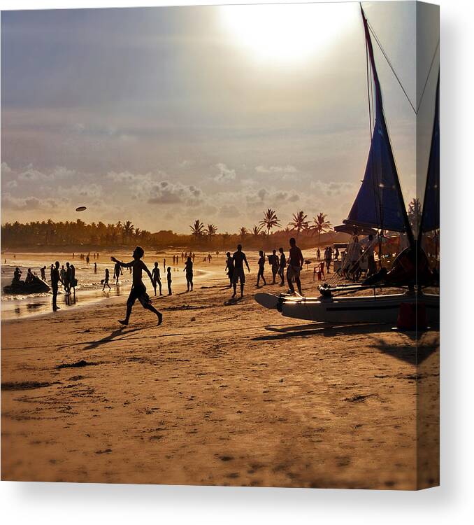 Maceio Canvas Print featuring the photograph Praia Do Frances - Alagoas by Carlos Alkmin