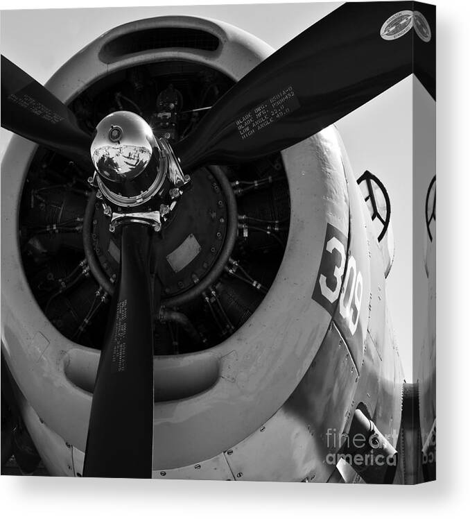 Propeller Canvas Print featuring the photograph Propeller by Kirt Tisdale
