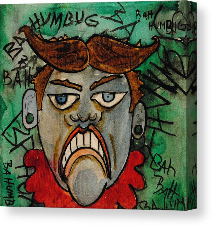 Tillie Canvas Print featuring the painting Punk by Patricia Arroyo