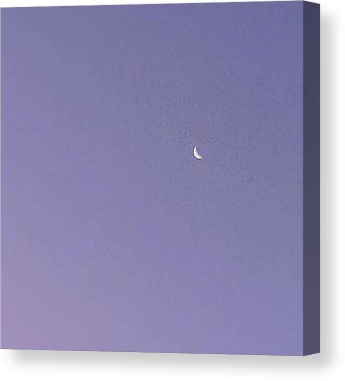  Canvas Print featuring the photograph Purple Night Sky by Nila Sivatheesan