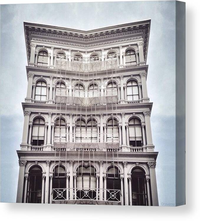 Ig_captures_city Canvas Print featuring the photograph Renaissance Revival Reimagined by Natasha Marco
