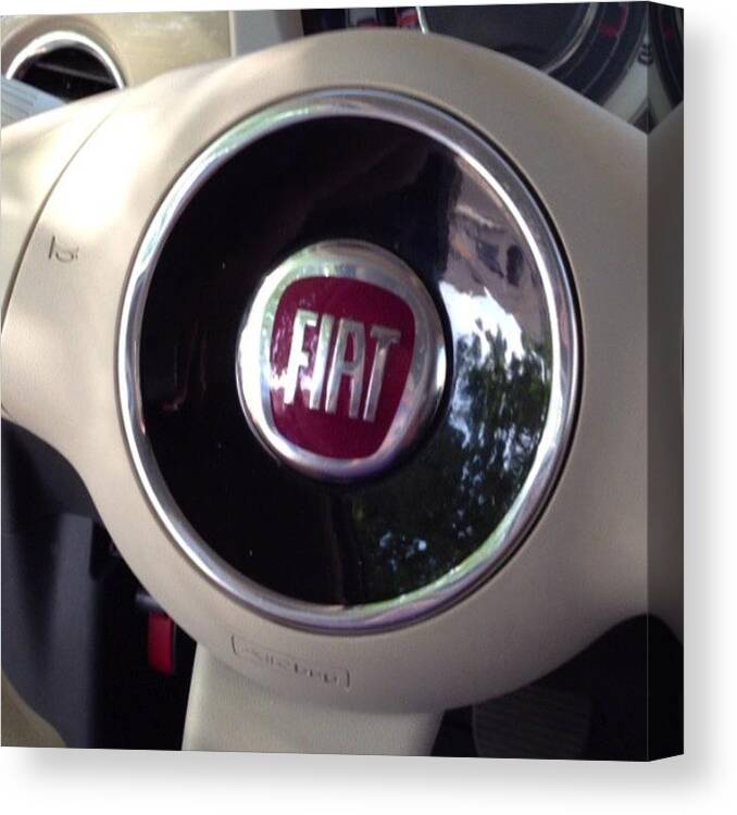 Fiat Canvas Print featuring the photograph Requested By @fsport Here You Go Enjoy! by Carlee Ortiz