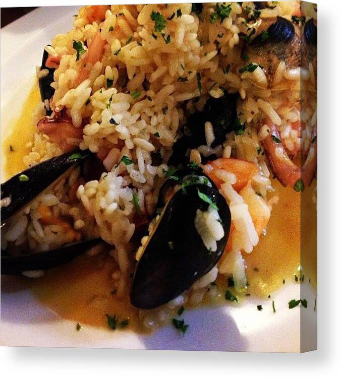 Beautiful Canvas Print featuring the photograph Risotto De Mare by Arya Swadharma