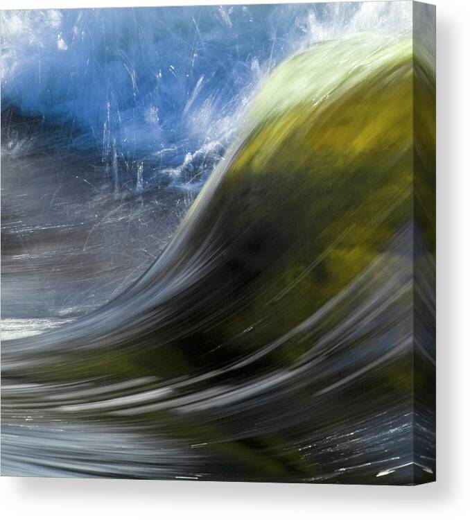 Heiko Canvas Print featuring the photograph River Wave by Heiko Koehrer-Wagner