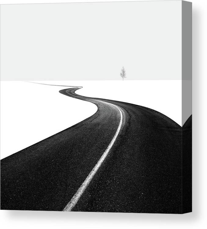 Road Canvas Print featuring the photograph Road I by Hossein Zare
