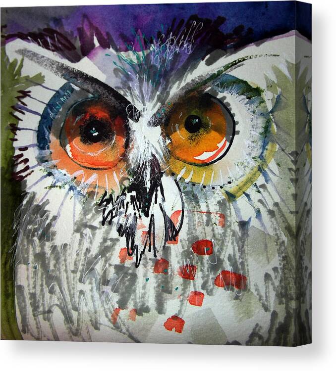 Moon Canvas Print featuring the painting Roco 3 by Laurel Bahe