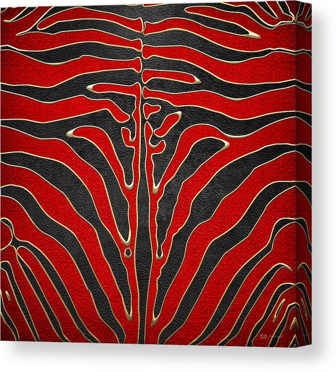 'abstracts Plus' Collection By Serge Averbukh Canvas Print featuring the digital art Safari by Serge Averbukh