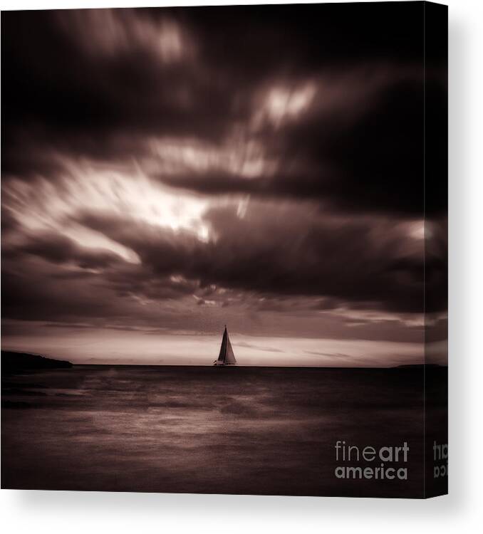  Canvas Print featuring the photograph Sailing by Stelios Kleanthous