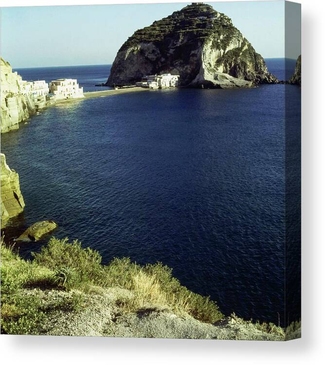 Travel Canvas Print featuring the photograph Sant'angelo Village On Ischia by Horst P. Horst