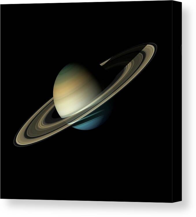 Saturn Canvas Print featuring the photograph Saturn by Carlos Clarivan