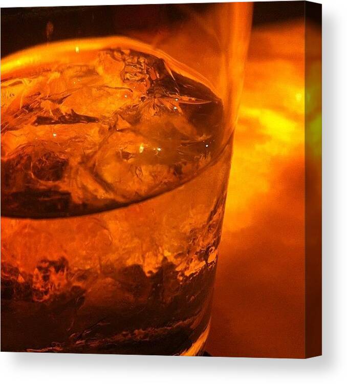  Canvas Print featuring the photograph Scotch On The Rocks by Tim Erdmann