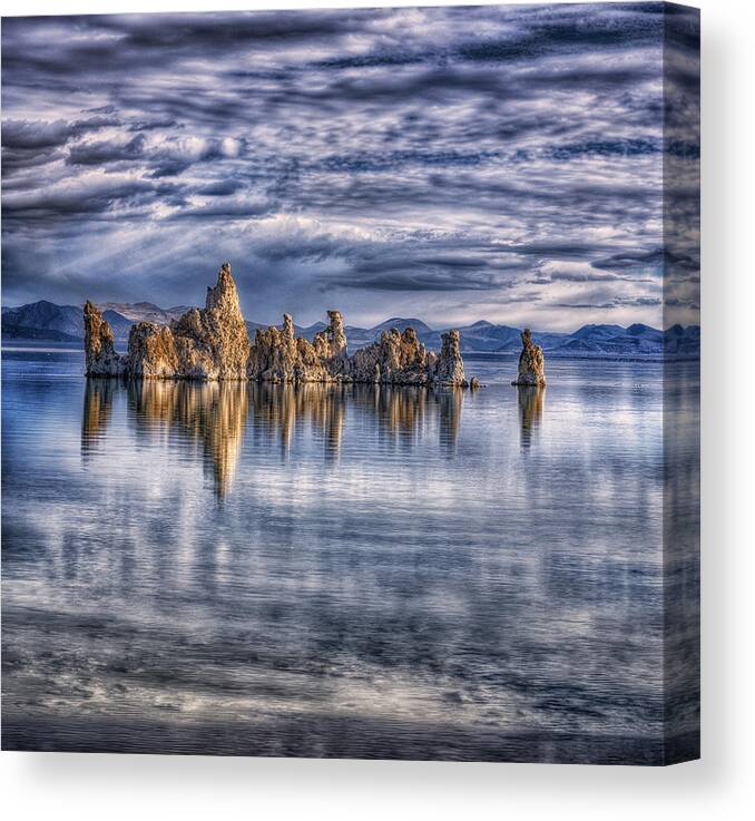Landscape Canvas Print featuring the photograph Solitary by Stephen Campbell