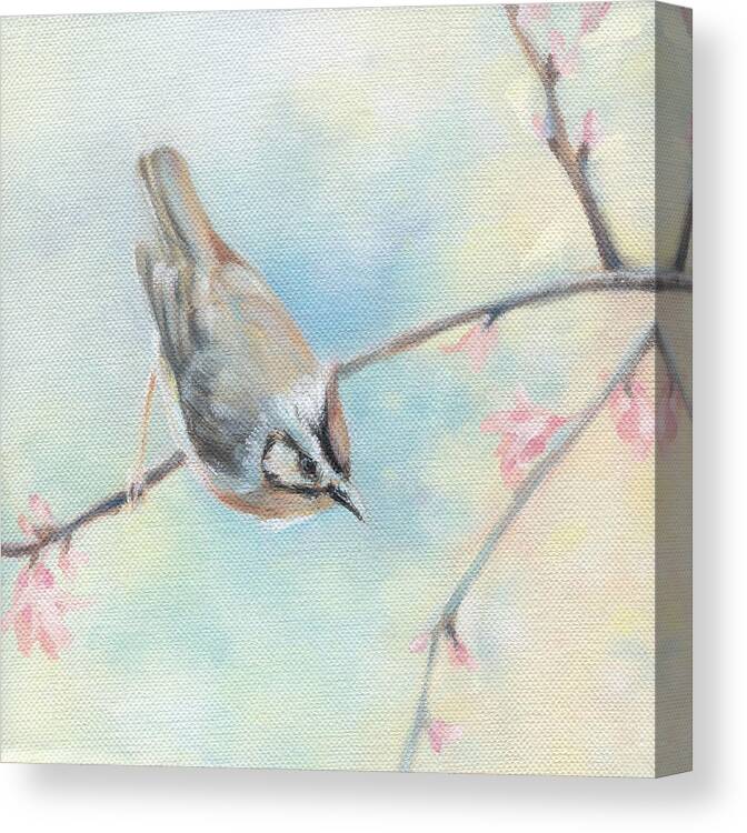 Bird Canvas Print featuring the painting Songbird by Natasha Denger