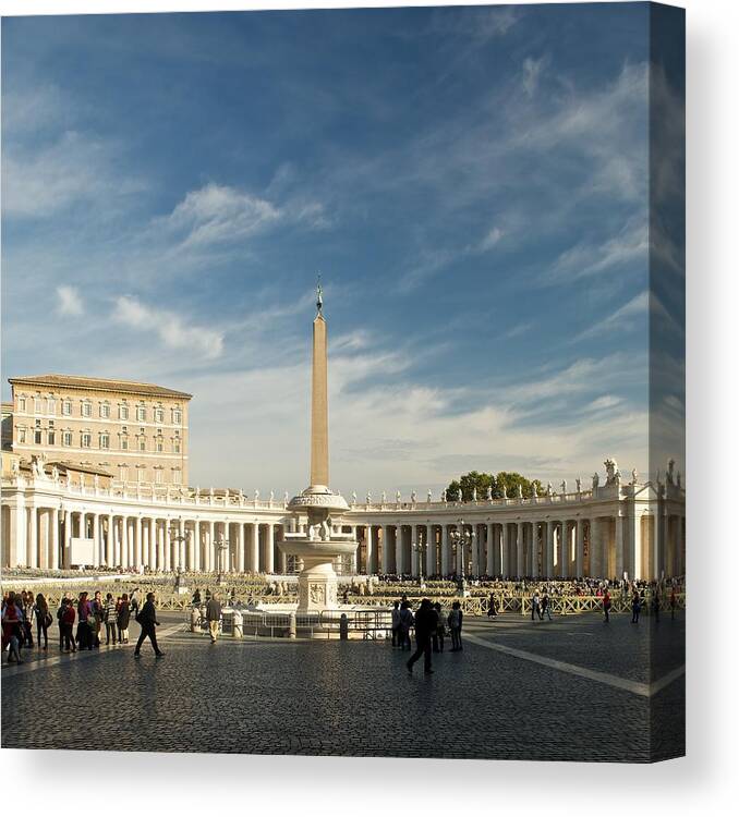 Rome Canvas Print featuring the photograph St Peters Square by Stephen Taylor