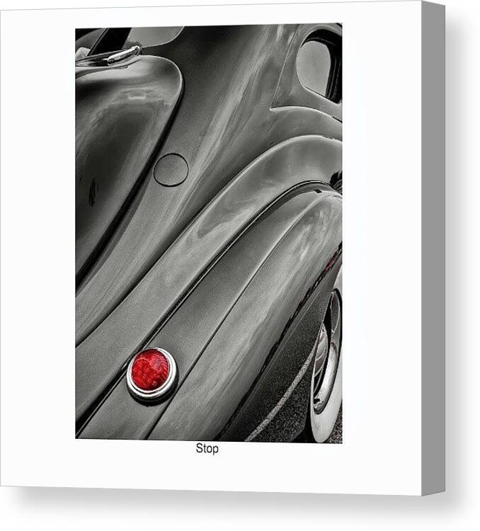 Cars Canvas Print featuring the photograph Stop by David Ferguson