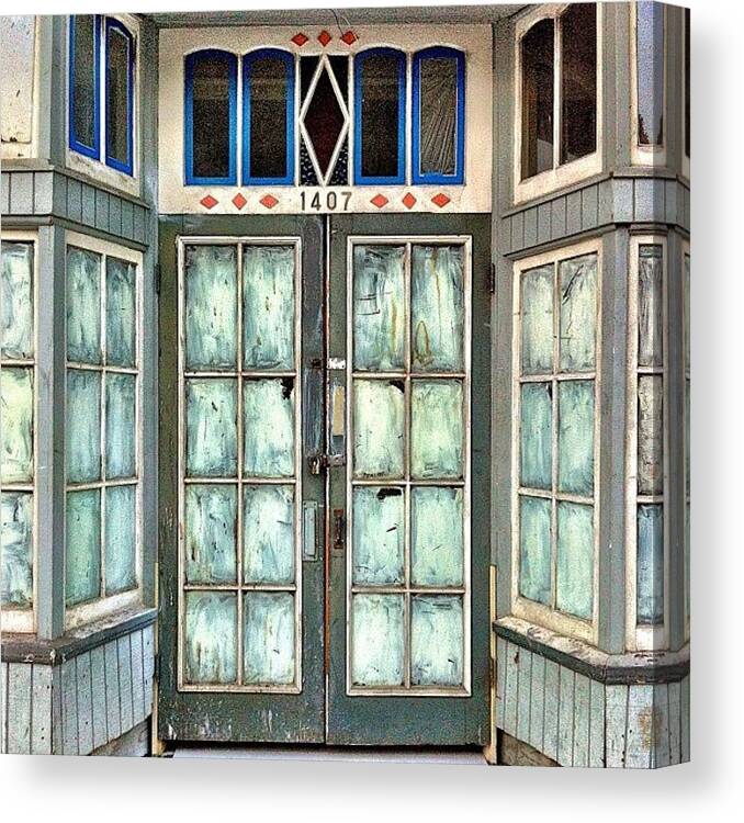 Doorsgalore Canvas Print featuring the photograph Store Front by Julie Gebhardt
