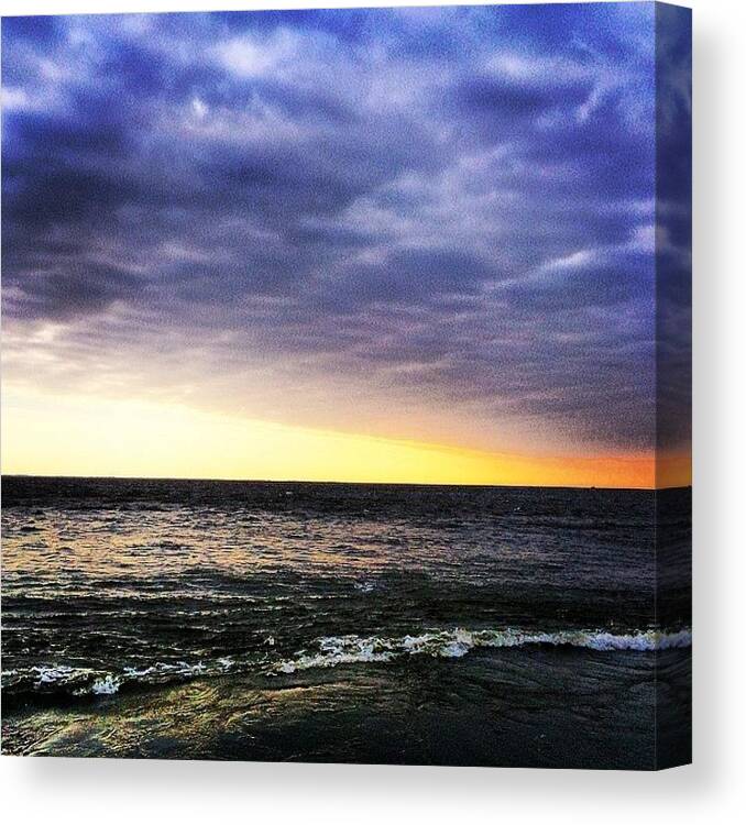 Storm Canvas Print featuring the photograph Storm Front #1 by Dan Gilrein