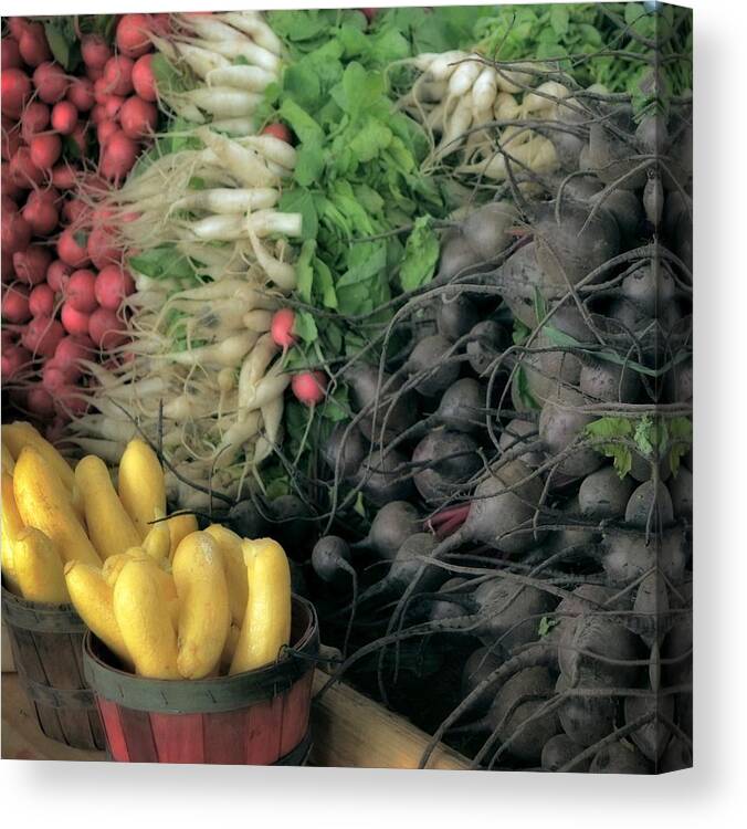 Farmer's Market Canvas Print featuring the photograph Summer Bounty by Michelle Calkins