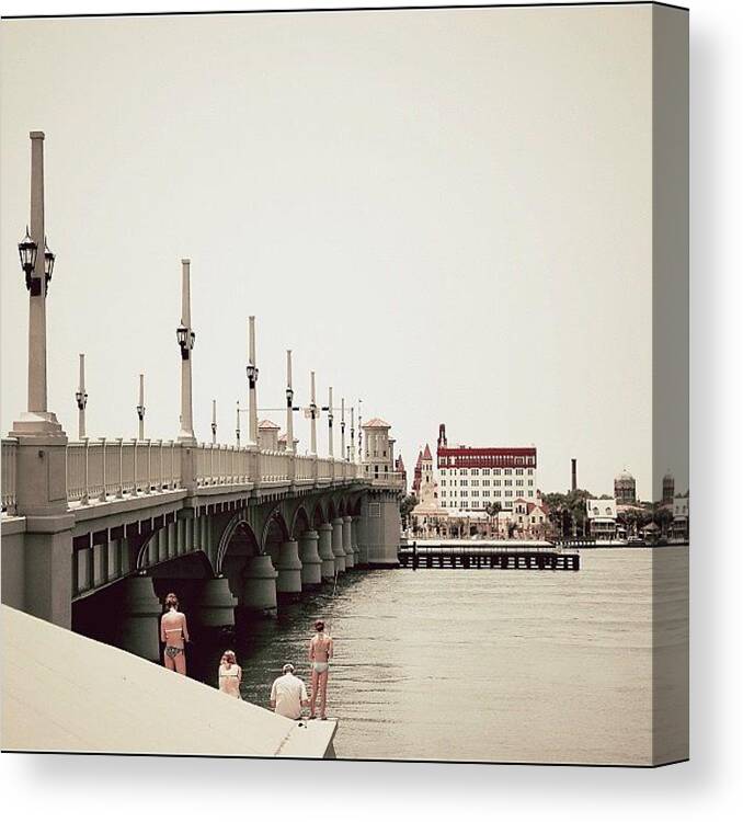 Instagrammer Canvas Print featuring the photograph Sunday By The Bridge - Fl by Joel Lopez