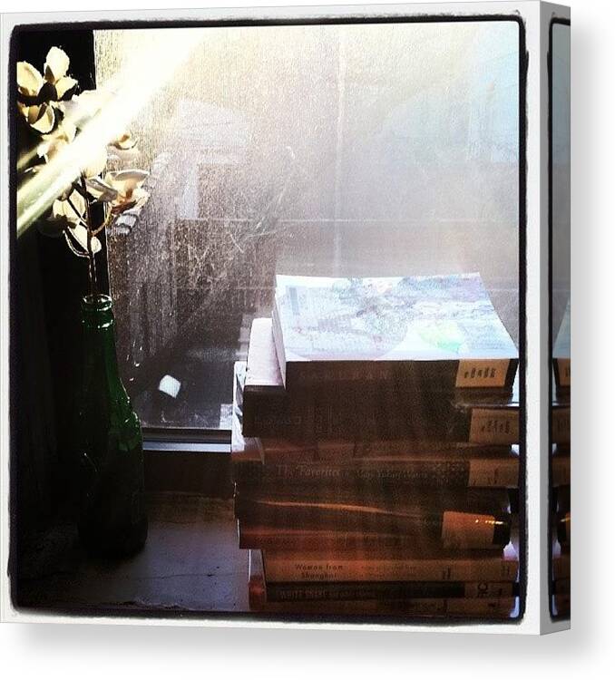 Books Canvas Print featuring the photograph Sunlight by Tiffany Borden