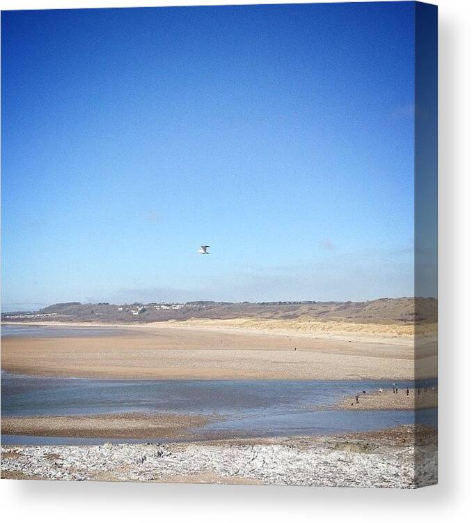  Canvas Print featuring the photograph Sunny Weekend In Wales ... lush by Liz White