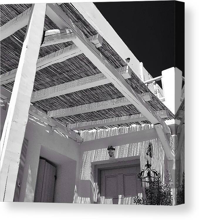  Canvas Print featuring the photograph Sunrays Games @ Antiparos by Ilias Lyberopoulos