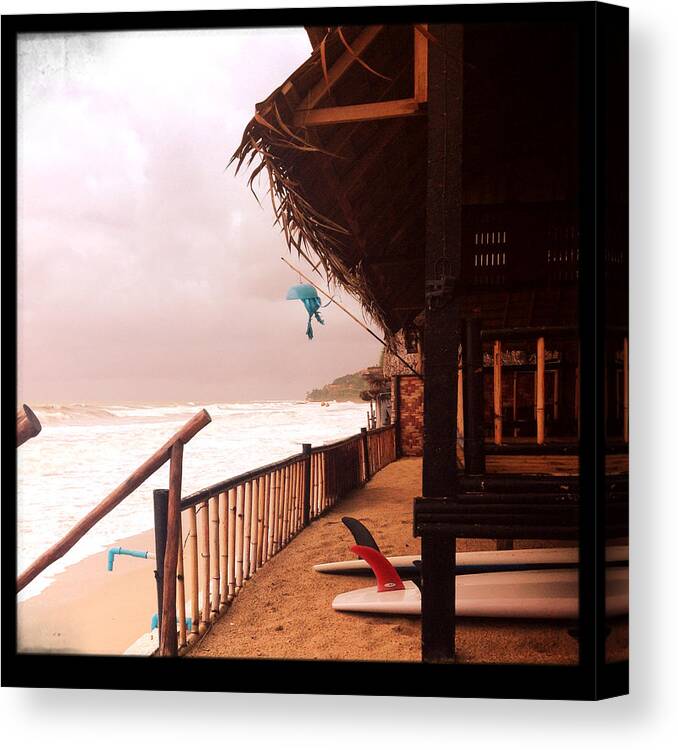Surf Canvas Print featuring the photograph Surfs Up by Candace Fowler