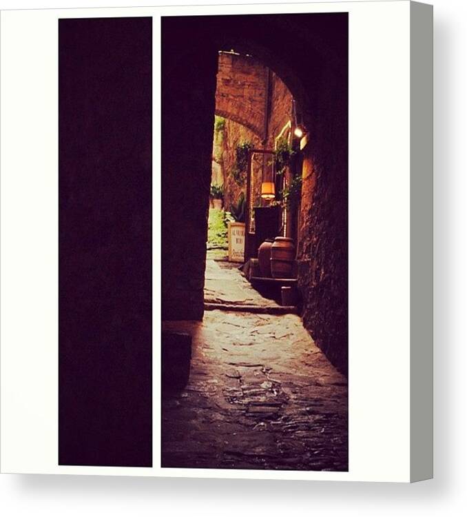 Wanderlust Canvas Print featuring the photograph #tbt To Italy And Adventures #wanderlust by Judith Finn