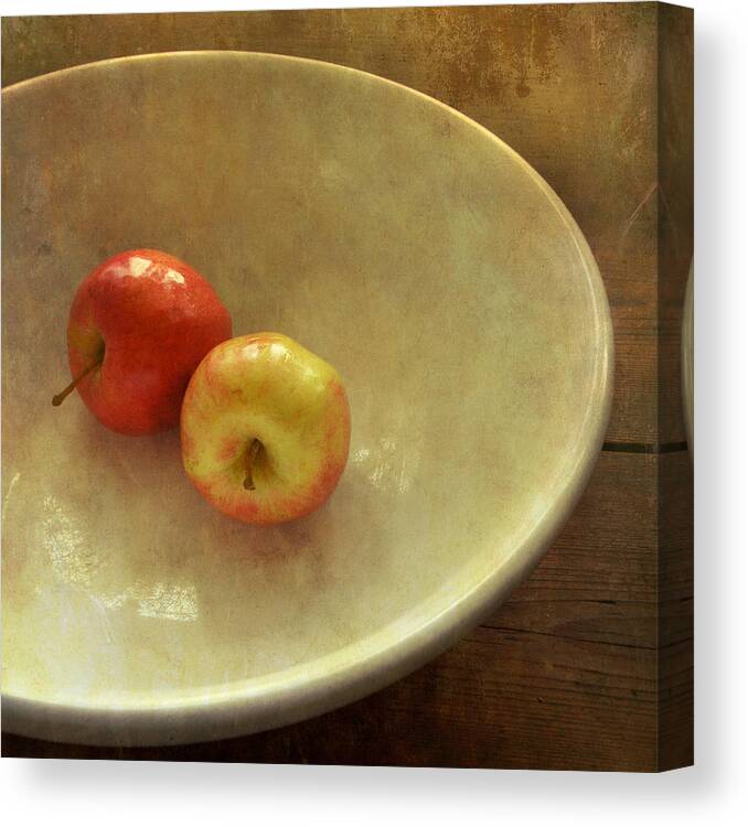Sally Banfill Canvas Print featuring the photograph The Apple Bowl by Sally Banfill