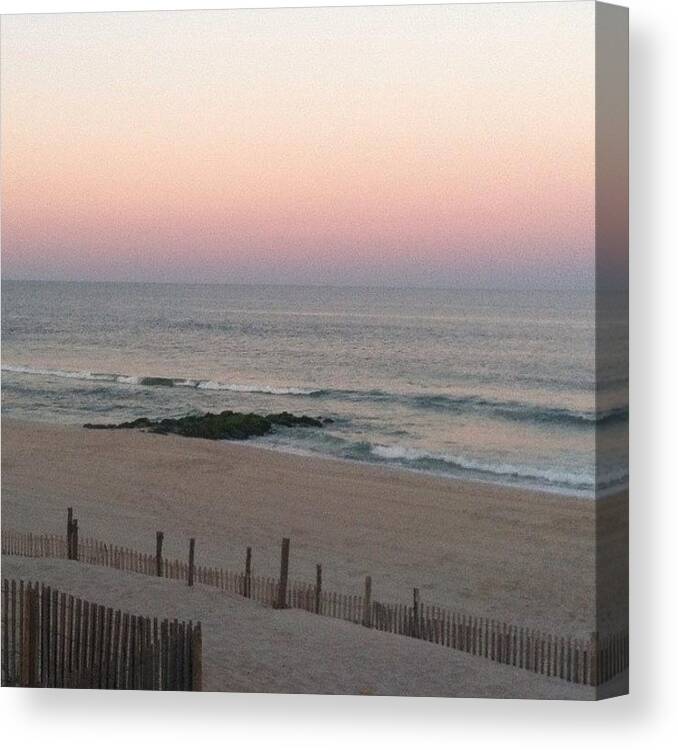 Beautiful Canvas Print featuring the photograph The Beach Can Make Anyone Feel Relaxed by Em Durn