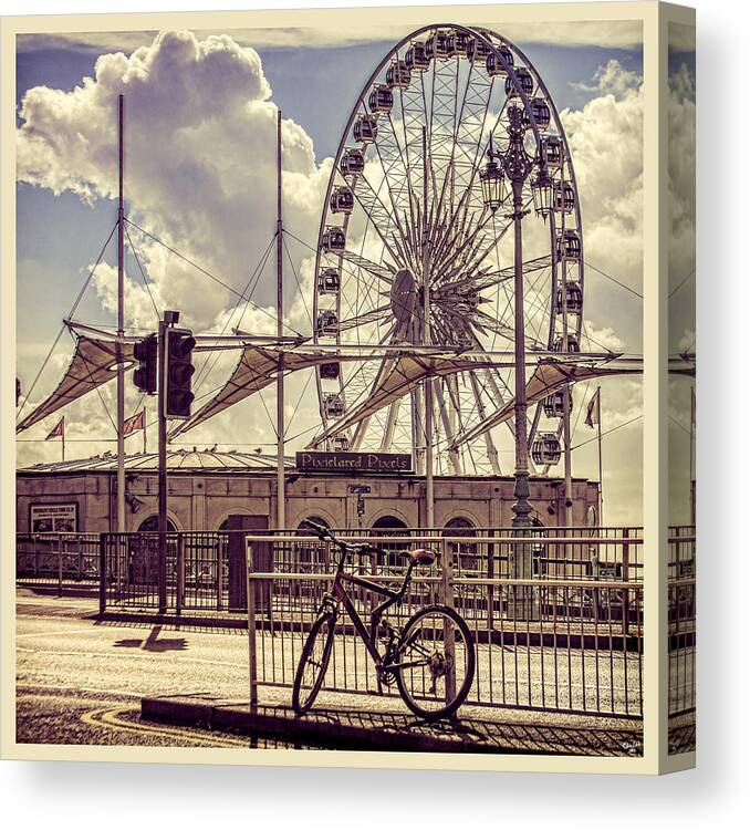 Wheel Canvas Print featuring the photograph The Brighton Wheel by Chris Lord