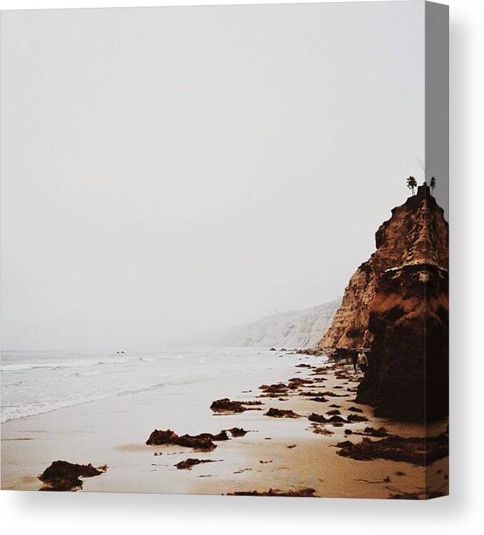 Vscocam Canvas Print featuring the photograph The Coast. #vscocam // by Courrier Band