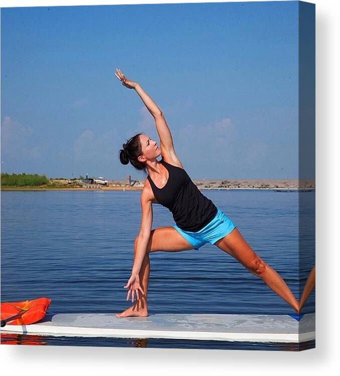 Lululemon Canvas Print featuring the photograph The Cure For Anything Is Salt Water by Danielle Doby