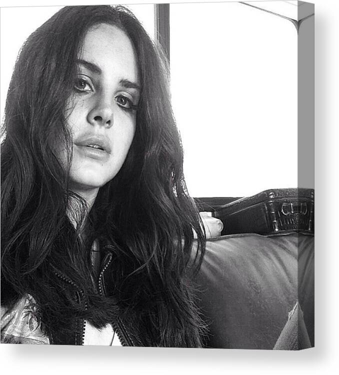 Ultraviolence Canvas Print featuring the photograph The Queen Has Tweeted That The First by Tyler McGath