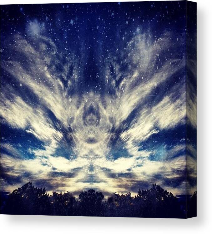 Creative_creates_creativity Canvas Print featuring the photograph The Sky Is Awake.
#wiggteam by Jeddadiah Aiono