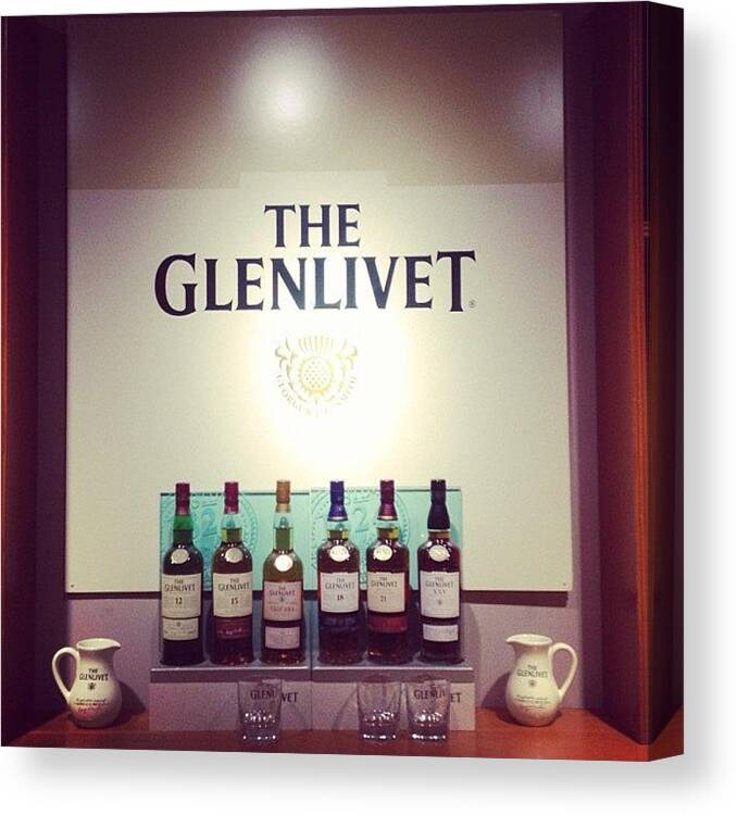 Theglenlivet Canvas Print featuring the photograph #theglenlivet#whisky#glenlivet#scotch by Alex Mitchell
