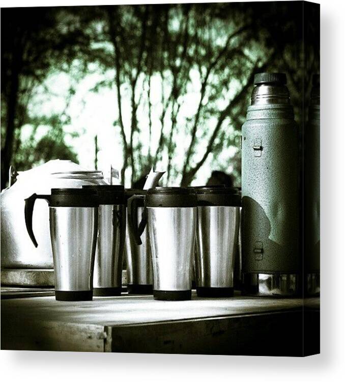 Coffee Canvas Print featuring the photograph There Are Few Things In Life As Utterly by Grant Swanepoel