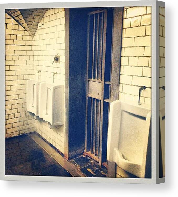 Irish Canvas Print featuring the photograph These Toilets Were The Vault Of A Bank by Luis Aviles