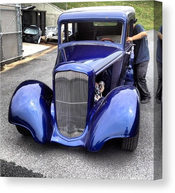 Sportscar Canvas Print featuring the photograph This Beauty At Work..
#cars #car #ride by Jd Long