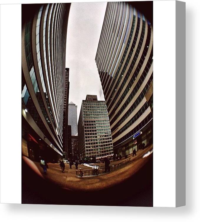  Canvas Print featuring the photograph Time For Class. 🌃☺️ by Tinpinay Zabala