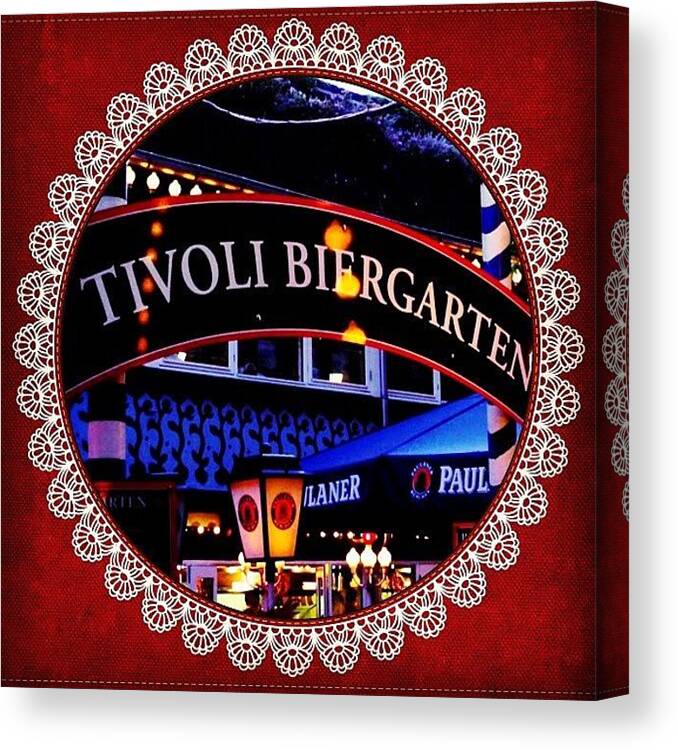 Barrels Canvas Print featuring the photograph #tivoligardens #tivoli #copenhagen by Briikis S